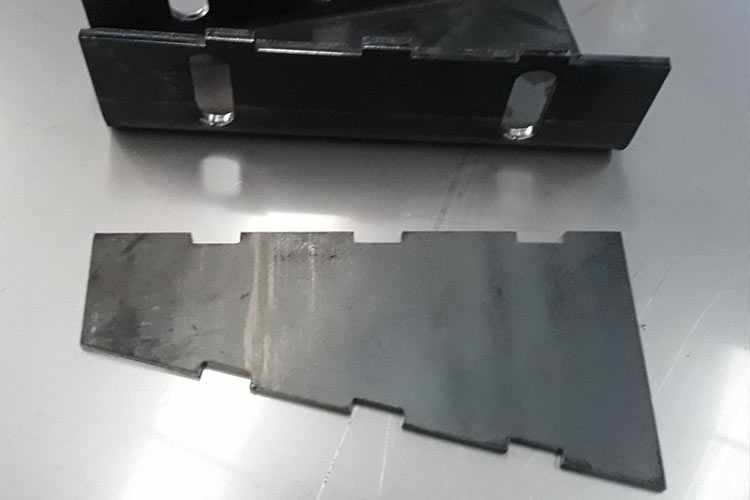 trabajo realizado con una cortadora laser